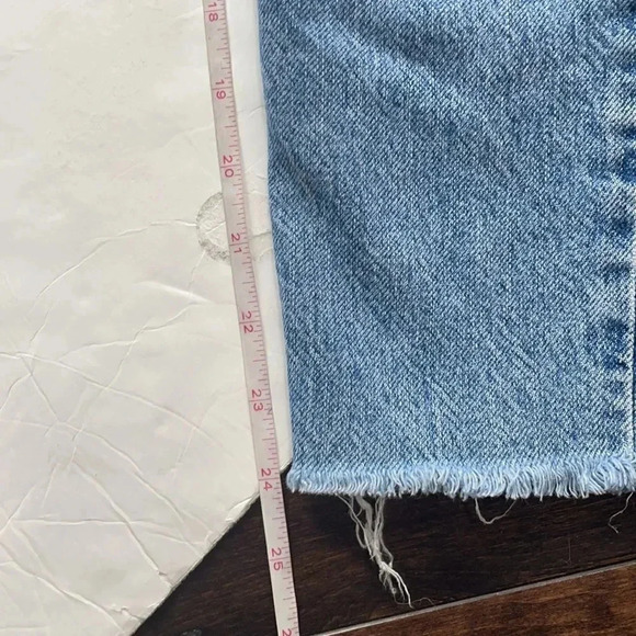 BDG Edie slim fit high rise jeans, raw hem. Medium/light wash. Women’s size 25 - Picture 11 of 14